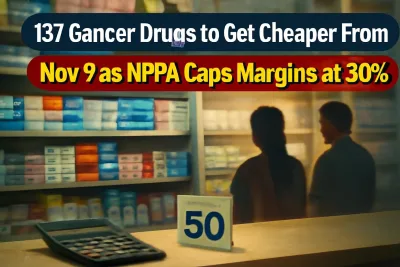 Cancer drugs at a pharmacy as NPPA caps trade margins - ViralDose
