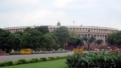 Samvidhan Sadan, the old Parliament House building in New Delhi