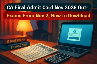 ICAI CA Final admit card November 2026 download - ViralDose