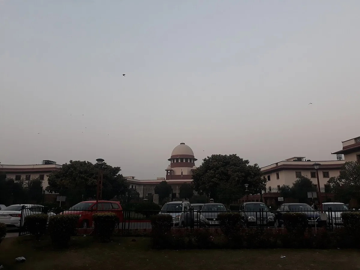 Supreme Court of India building in New Delhi, front view