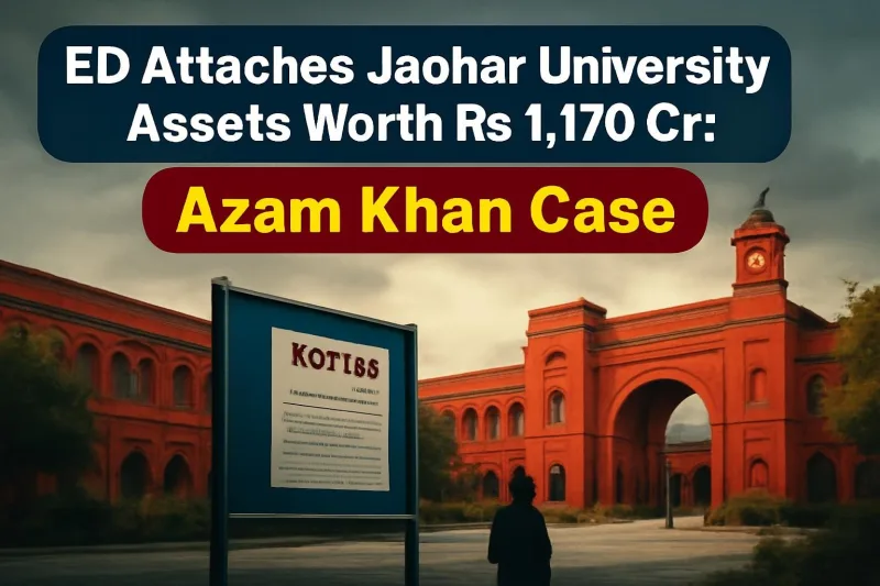 University campus in Rampur representing ED attachment of Jauhar University assets