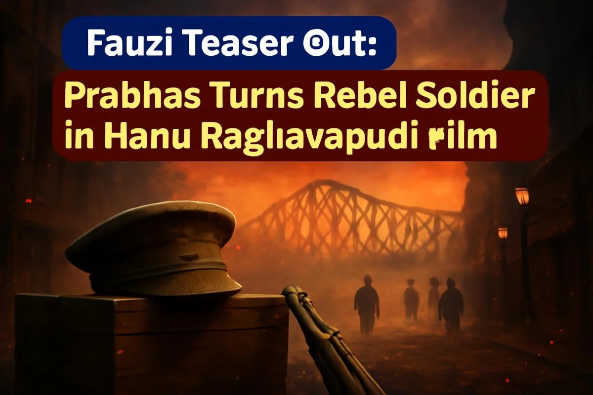 Period-era Kolkata scene illustrating Prabhas' film Fauzi