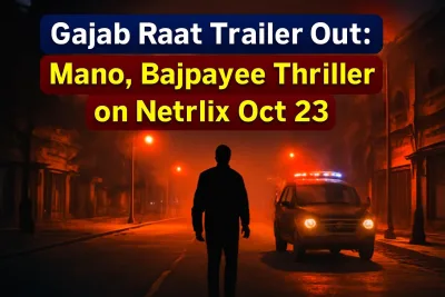 Gajab Raat Netflix thriller trailer illustration