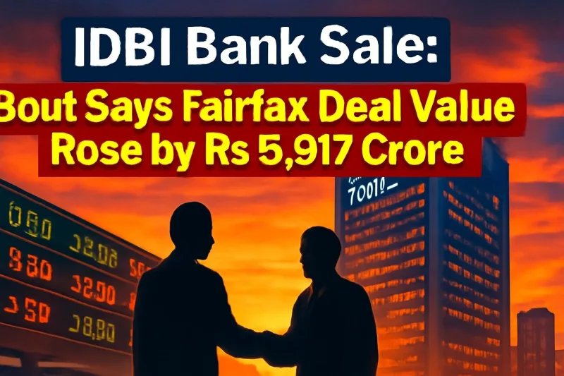 Bank tower in Mumbai symbolising the IDBI Bank stake sale to Fairfax