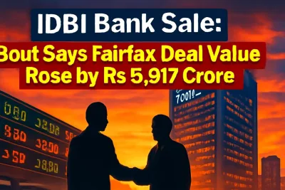 Bank tower in Mumbai symbolising the IDBI Bank stake sale to Fairfax