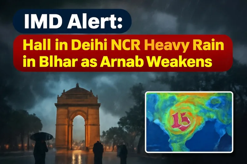 Storm clouds over New Delhi as IMD warns of hailstorm in Delhi-NCR