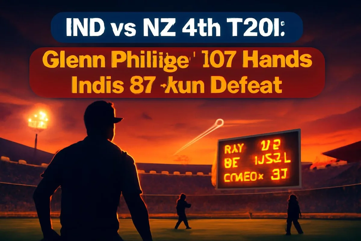 Floodlit Eden Park-style cricket ground in Auckland during a T20 match