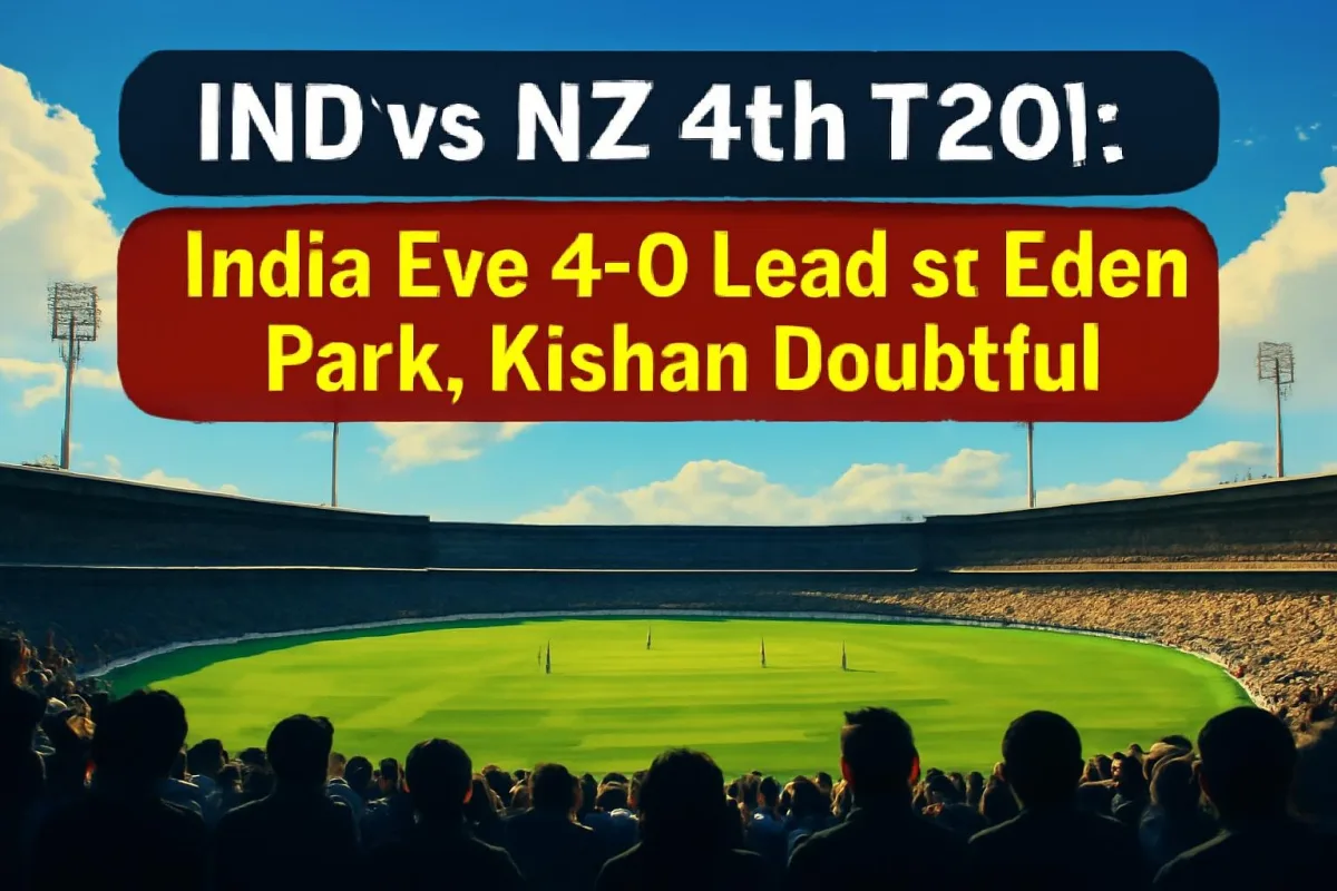 Eden Park cricket stadium in Auckland ahead of India vs New Zealand 4th T20I