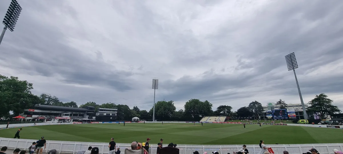 Seddon Park cricket ground in Hamilton, New Zealand