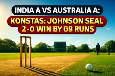 Illustration: India A vs Australia A: Konstas, Johnson Seal 2-0 Win by 69 Runs