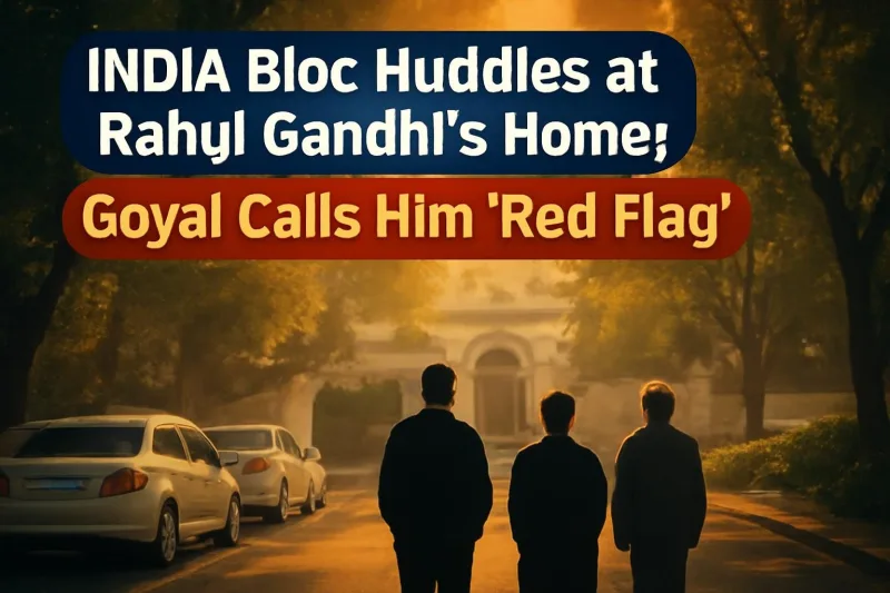 Lutyens' Delhi bungalow avenue where opposition leaders met