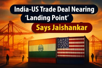 Containers at an Indian port symbolising the India-US trade deal
