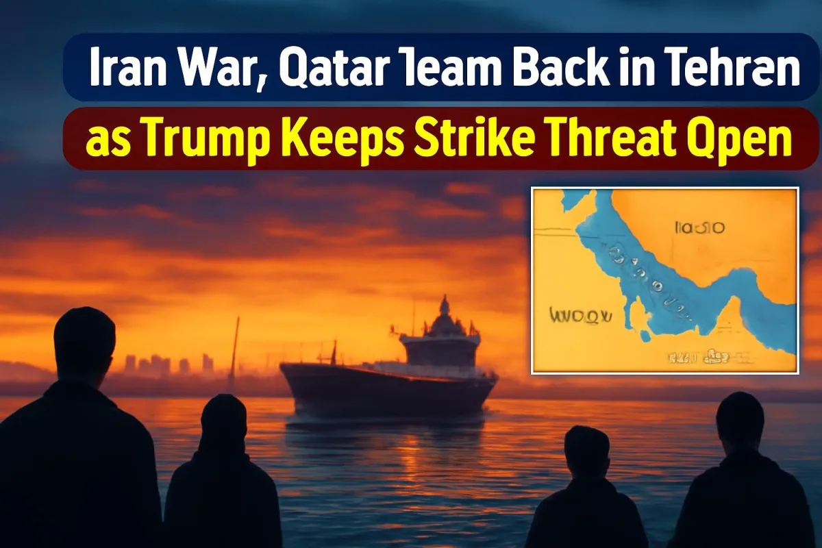 Oil tanker in the Strait of Hormuz amid Qatar-mediated Iran talks