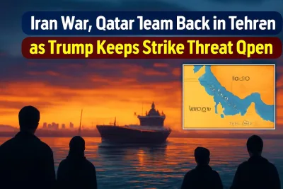 Oil tanker in the Strait of Hormuz amid Qatar-mediated Iran talks