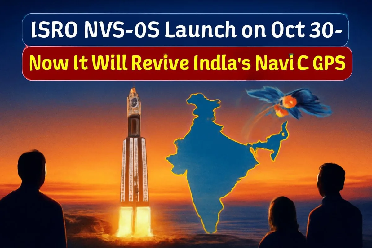 GSLV rocket on the launch pad at Sriharikota ahead of the NVS-03 NavIC satellite launch