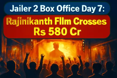 Fans celebrating Jailer 2 inside a cinema hall in Chennai