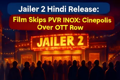 Symbolic illustration of fans queuing outside a cinema for Jailer 2