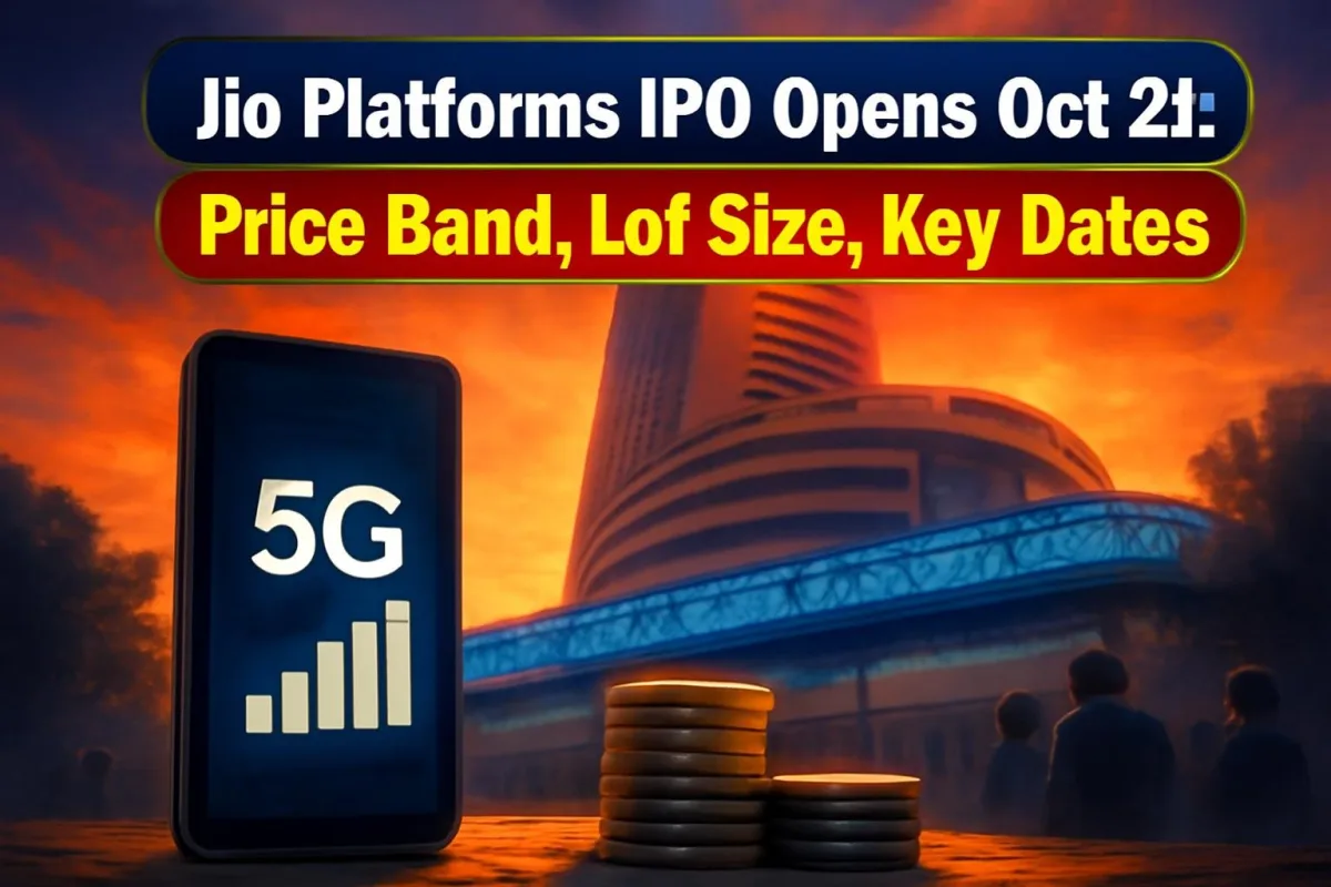 Illustration for Jio Platforms IPO opening on October 21