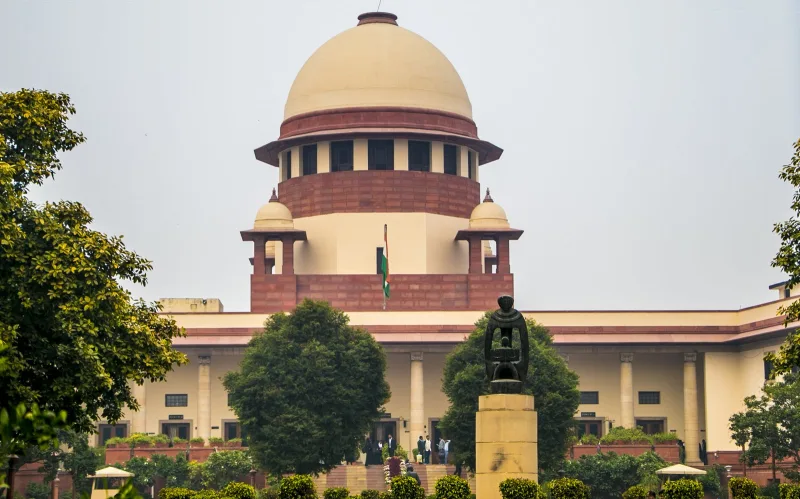 Supreme Court of India building in New Delhi