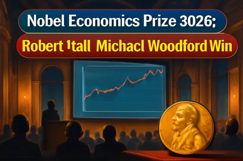 Symbolic illustration of the 2026 Nobel economics prize announcement