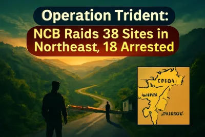 India-Myanmar border hills in Mizoram, the route used by the drug network