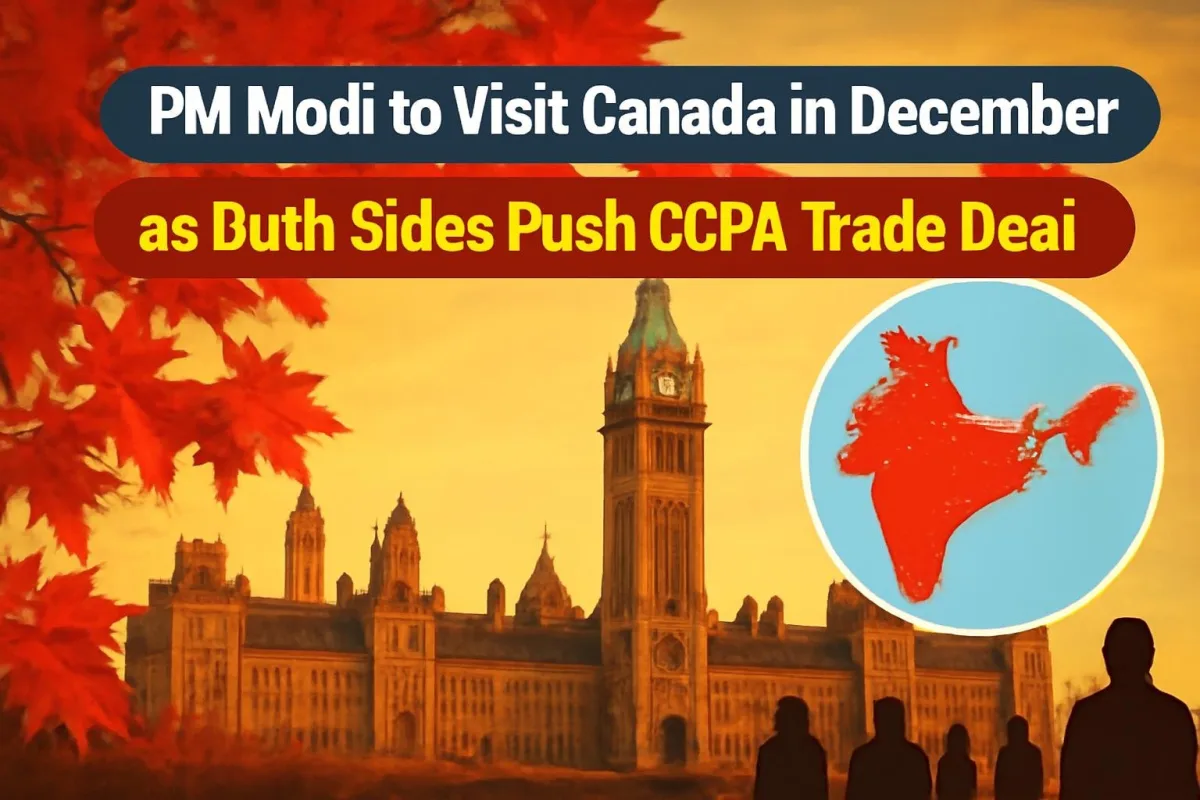 Parliament Hill in Ottawa in autumn ahead of PM Modi's planned December visit to Canada