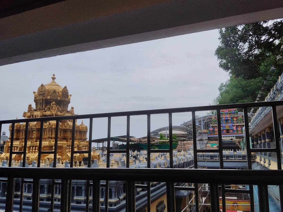 Kanaka Durga temple on Indrakeeladri hill in Vijayawada