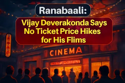 Cinema ticket counter as Vijay Deverakonda rules out ticket hikes for Ranabaali