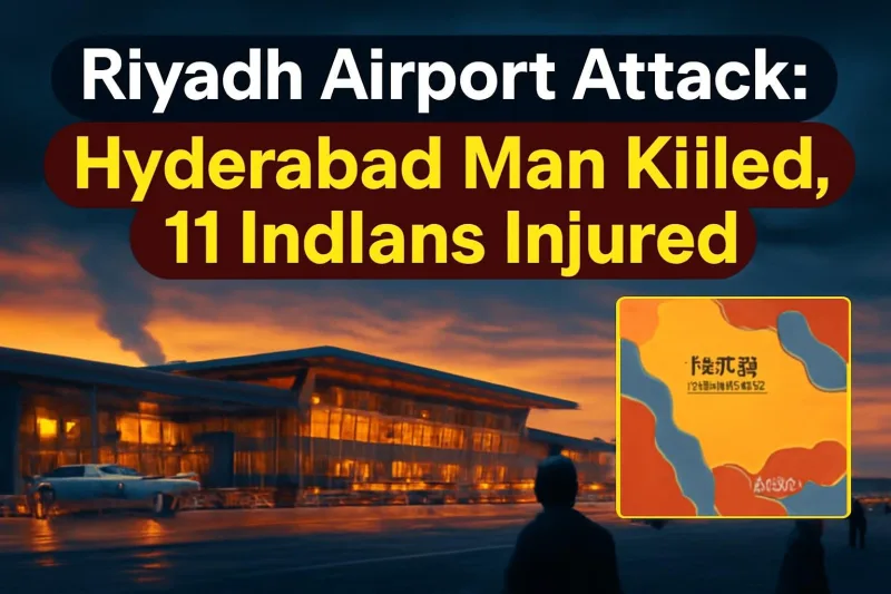 Illustration: Riyadh Airport Attack: Hyderabad Man Killed, 11 Indians Injured