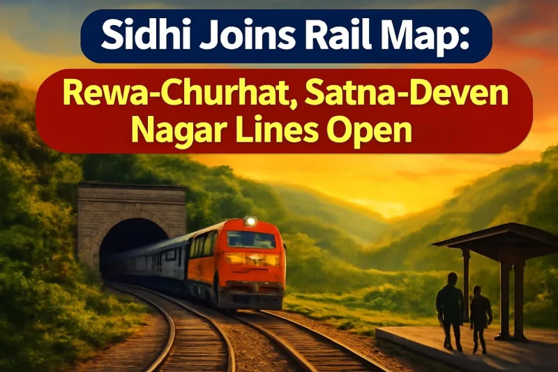 New rail line and tunnel in Madhya Pradesh's Vindhya region