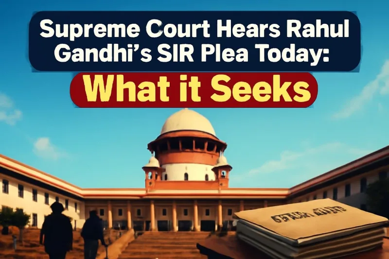 Supreme Court of India building in New Delhi ahead of the SIR plea hearing