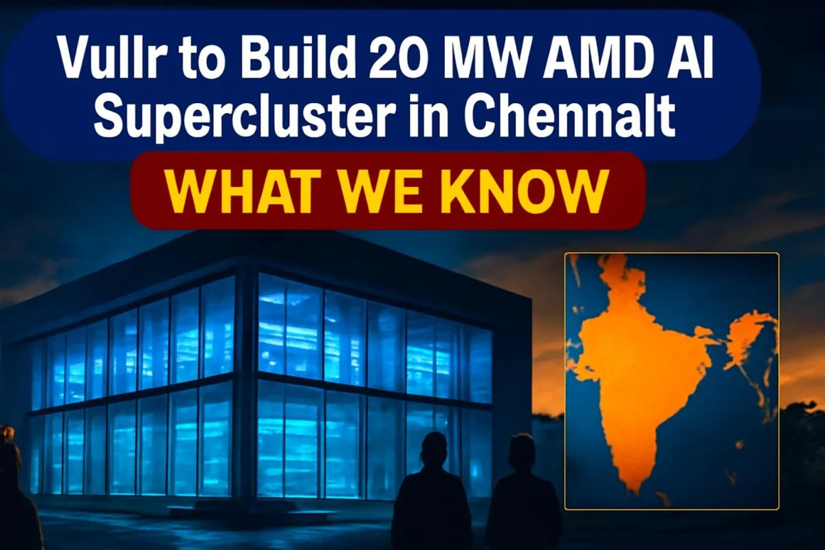 AI data centre in Chennai with GPU server halls